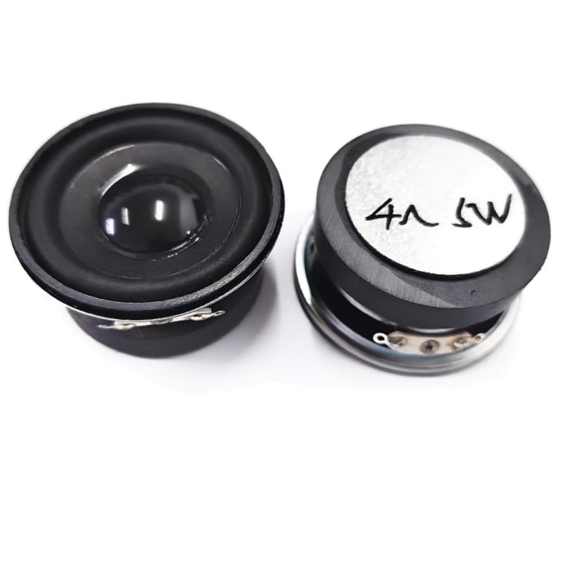 Difuzor rotund de 52 mm, margine din cauciuc și magnet extern, 4 Ω, 5 W, înălțime totală 25 mm