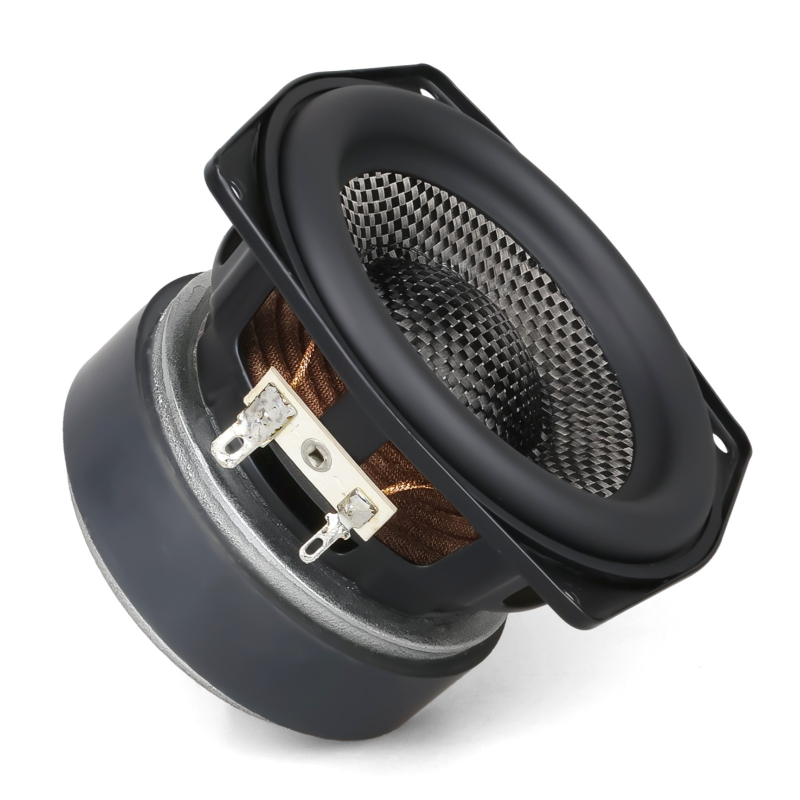4-inčni subwoofer, 4 Ω, 60 W, konus od tkanog karbonskog vlakna, 25-jezgreni Y35 visokoperformansni magnetski čelični zvučnik