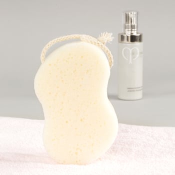 Meiliya burete de baie pentru spate, exfoliere intensă, textură spumoasă cu design fagure
