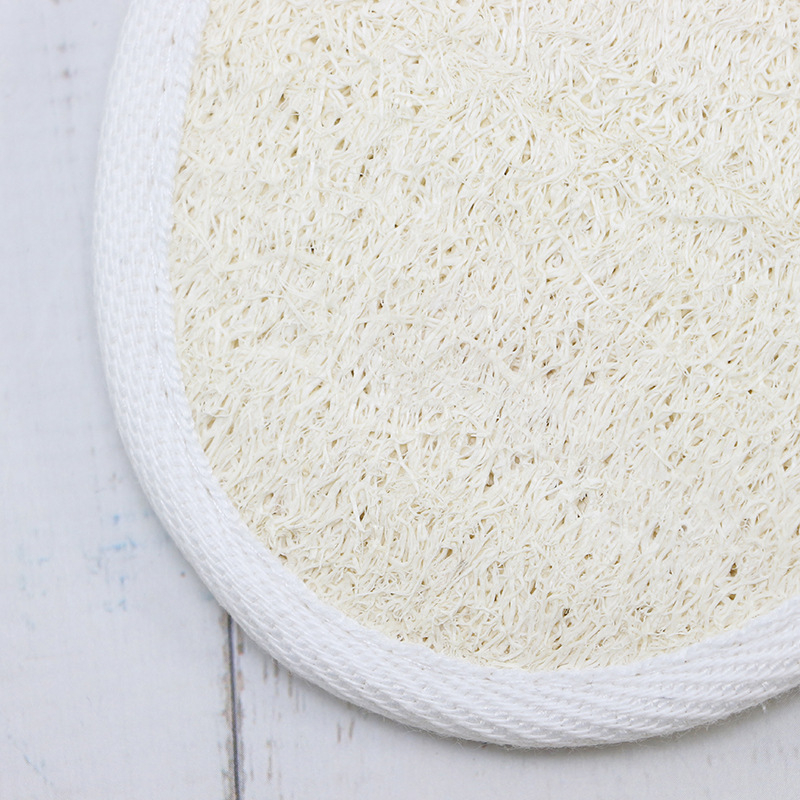 Set de baie cu loofah: burete de loofah, floare de loofah, prosop de baie din loofah, minge de baie, curățitor manual pentru baie