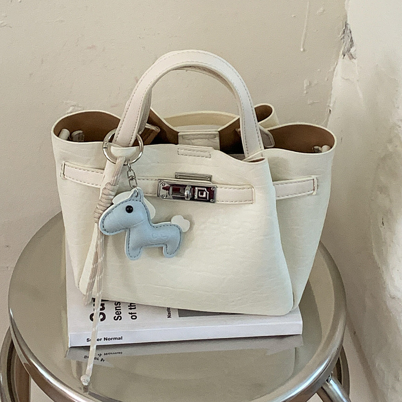 Ženska svakodnevna retro bucket torba, 2026 moda, crossbody, elegantna torba
