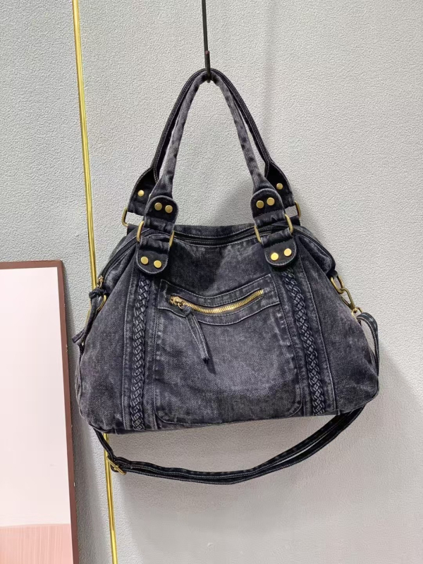 Traper tote torba u retro stilu, velika zapremina, ženska torba u stilu motocikla
