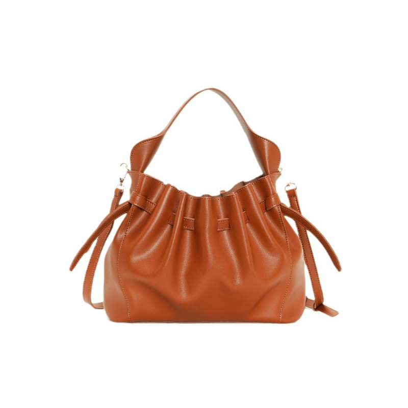 Ženska plisirana torbica u oblaku, francuskog stila preko ramena i crossbody torba s ručkom, minimalistički retro 30100