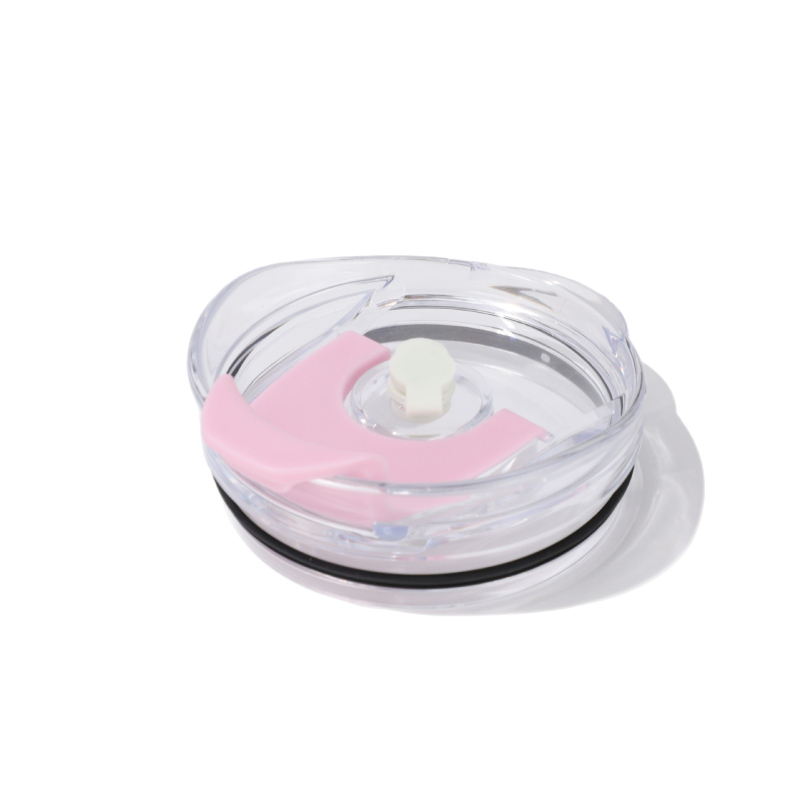 Pahar de 40 oz cu mâner și capac, a treia generație, capac dublu pentru băuturi, anti-cădere, capac din plastic pentru pai, mâner din plastic