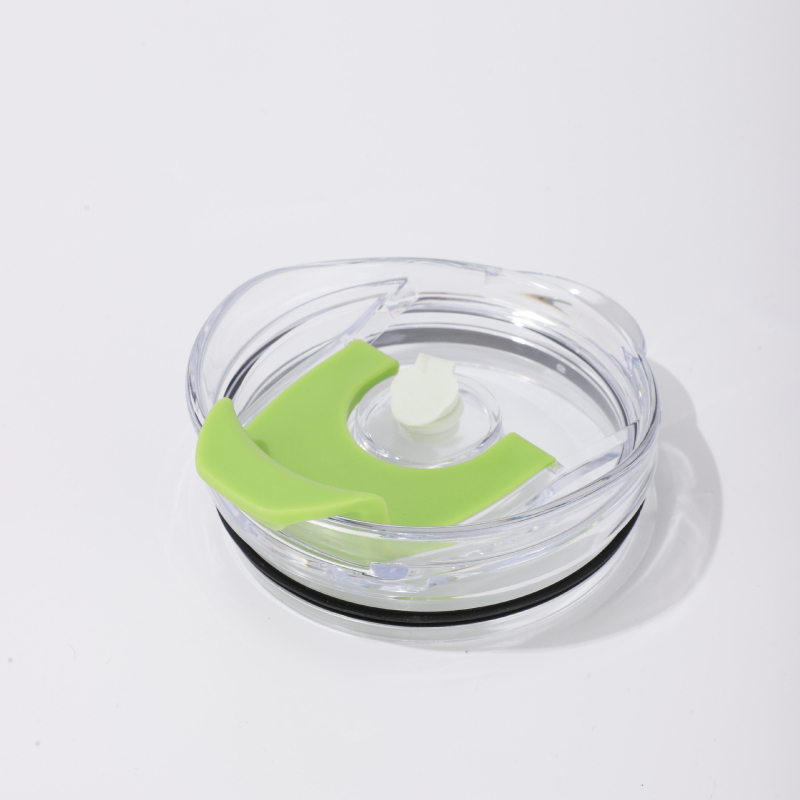 Pahar de 40 oz cu mâner și capac, a treia generație, capac dublu pentru băuturi, anti-cădere, capac din plastic pentru pai, mâner din plastic