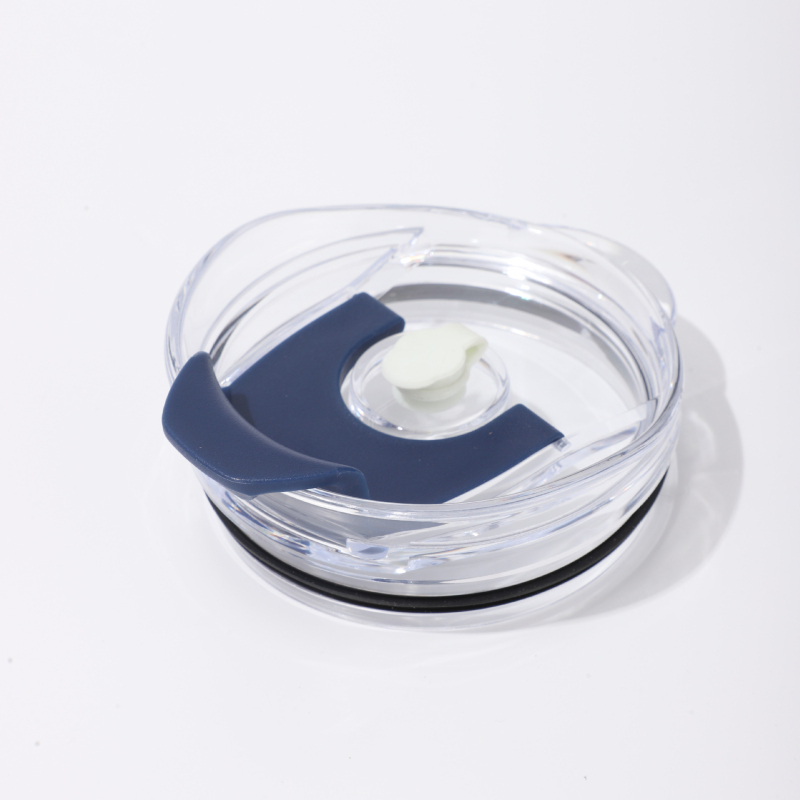 Pahar de 40 oz cu mâner și capac, a treia generație, capac dublu pentru băuturi, anti-cădere, capac din plastic pentru pai, mâner din plastic