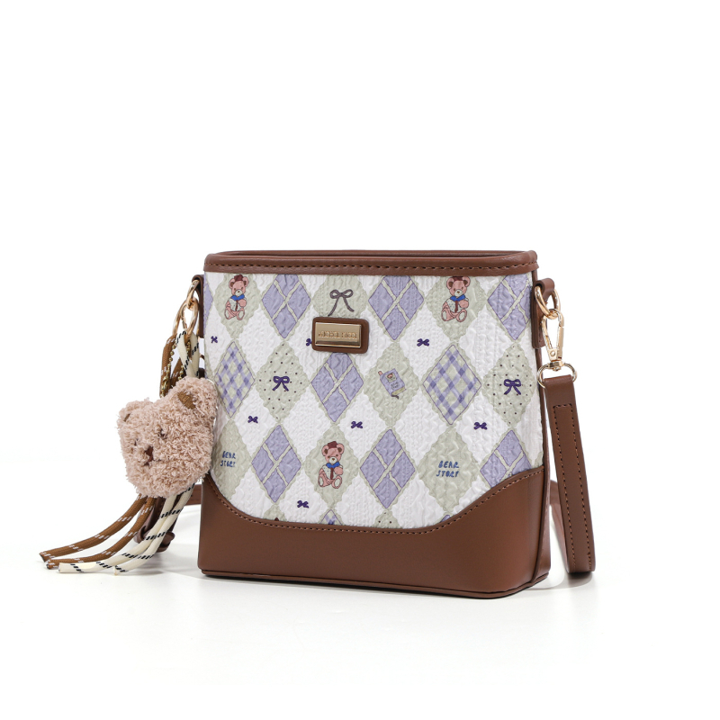 Micherr MICHCLKICCI Mala Print Bucket Torba s Crossbody Remenom