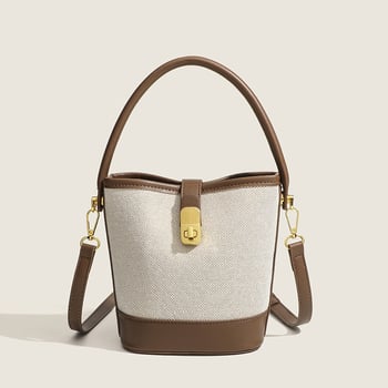 CHARHP&KEJNT Platnena torba za rame i crossbody za žene, srednje veličine, ulični stil, proljeće 2024
