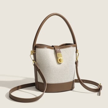 CHARHP&KEJNT Platnena torba za rame i crossbody za žene, srednje veličine, ulični stil, proljeće 2024