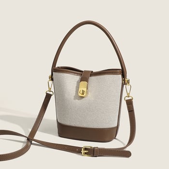 CHARHP&KEJNT Platnena torba za rame i crossbody za žene, srednje veličine, ulični stil, proljeće 2024