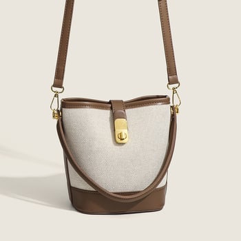 CHARHP&KEJNT Platnena torba za rame i crossbody za žene, srednje veličine, ulični stil, proljeće 2024