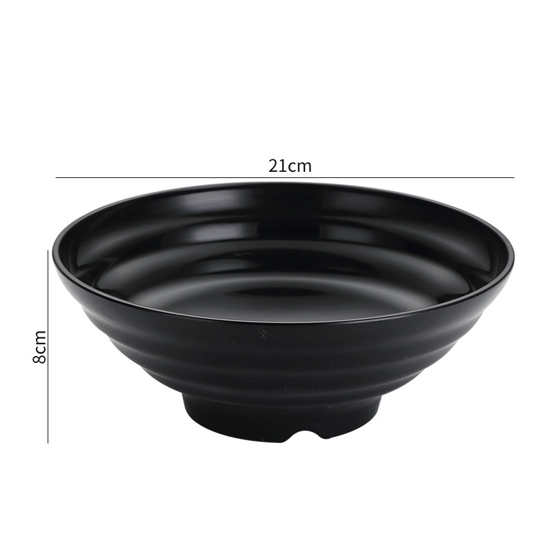 Vas de ramen în stil japonez cu lingură, protecție împotriva arsurilor, bol mare pentru supe picante, formă conică, potrivit pentru uz casnic și profesional