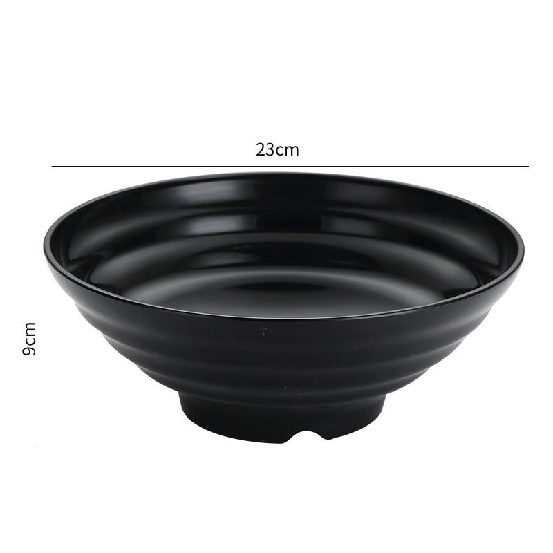 Vas de ramen în stil japonez cu lingură, protecție împotriva arsurilor, bol mare pentru supe picante, formă conică, potrivit pentru uz casnic și profesional