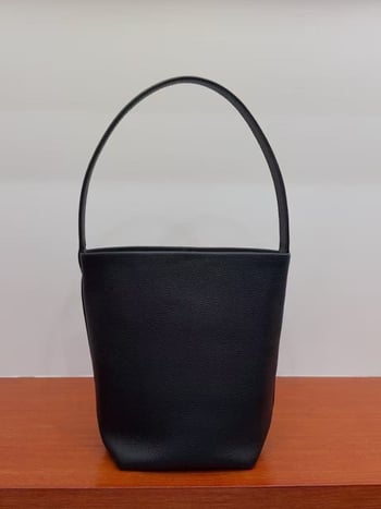 Row ženska Bucket torba, Tote torba velike kapacitete, kožna torba za rame, retro minimalistički stil za svakodnevnu upotrebu