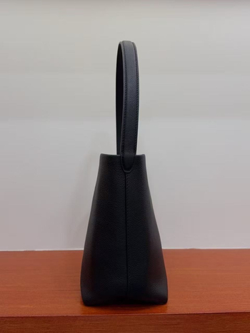 Row ženska Bucket torba, Tote torba velike kapacitete, kožna torba za rame, retro minimalistički stil za svakodnevnu upotrebu
