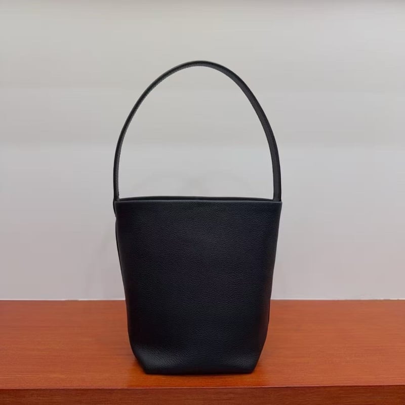 Row ženska Bucket torba, Tote torba velike kapacitete, kožna torba za rame, retro minimalistički stil za svakodnevnu upotrebu
