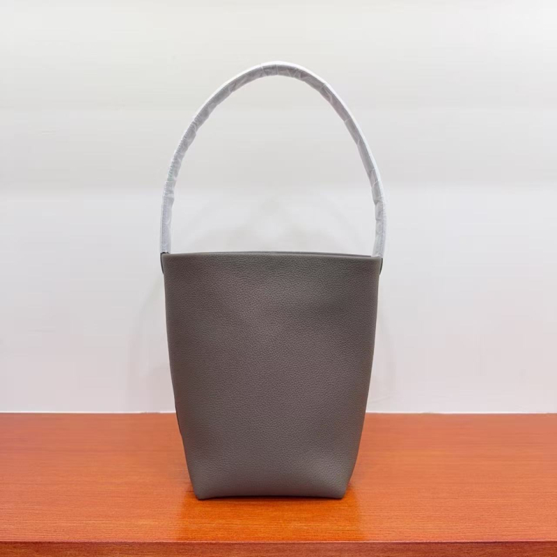 Row ženska Bucket torba, Tote torba velike kapacitete, kožna torba za rame, retro minimalistički stil za svakodnevnu upotrebu
