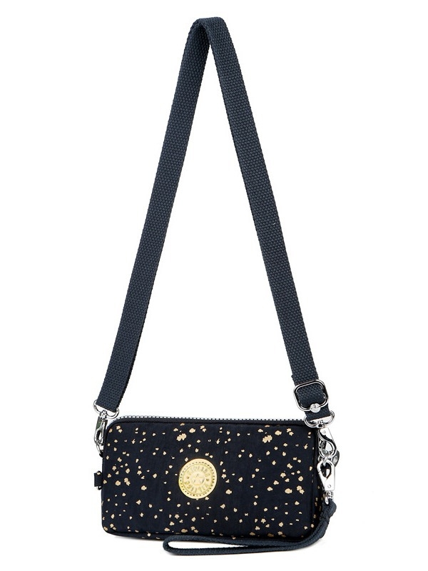 Ženska Monkey Bag: nylon crossbody torbica u stilu koverti, mala, model K13226, s džepom za karticu