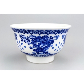 Vas din porțelan pentru ceai cu unt, stil tibetan etnic, diametru 12 cm, vas cu dragon pentru ceai cu lapte și recuzită pentru dans Mongol