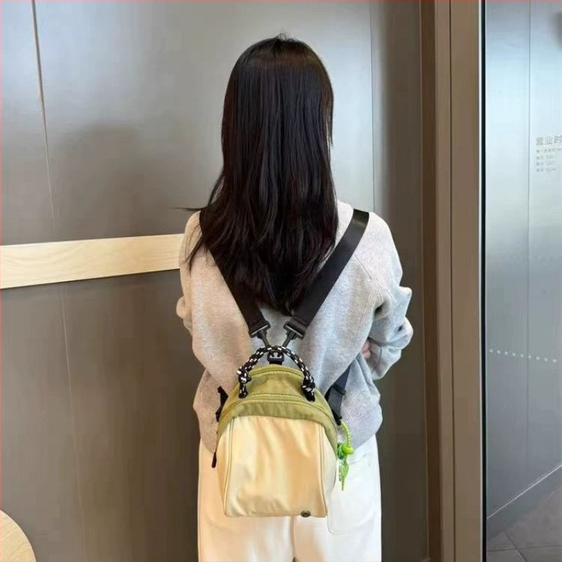 Nova torbica Su Xiaojin u obliku jajeta, mini crossbody s dizajnom boja-bloka i školjkastim stilom, s više pretinaca, za svakodnevnu upotrebu