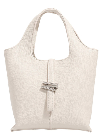 Ružičasta torba u obliku koša sa zvončićima — ženska mala bucket bag, crossbody, proljeće/ljeto 2025