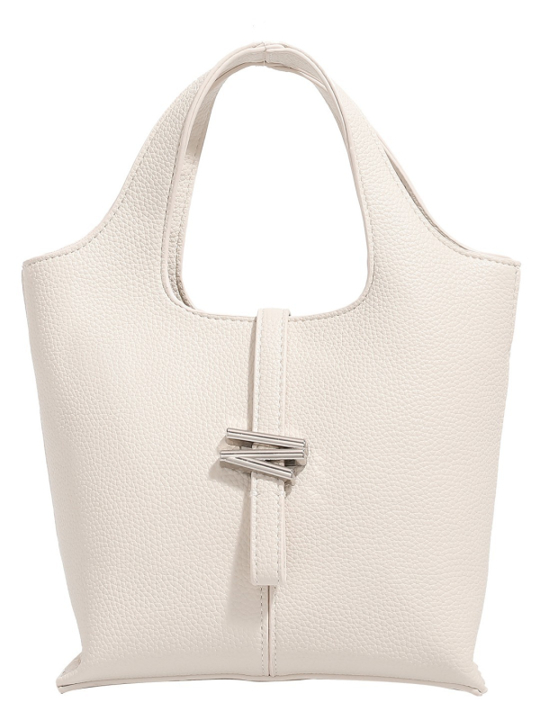 Ružičasta torba u obliku koša sa zvončićima — ženska mala bucket bag, crossbody, proljeće/ljeto 2025