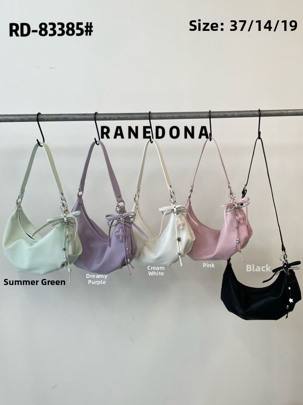 Korejski inspirirana ženska torbica, oblik oblaka, dumpling stil, PU koža, velika veličina, za rame ili crossbody