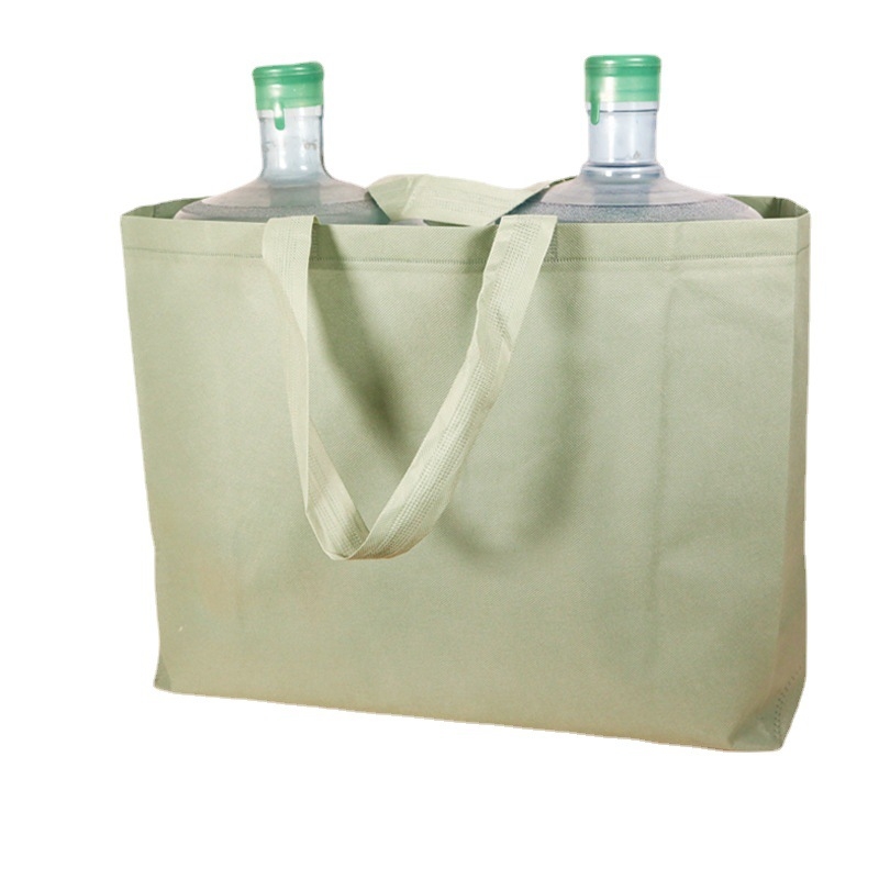 Geantă de cumpărături din material nețesut XXL cu logo, spațioasă, durabilă, pentru haine și textile de casă