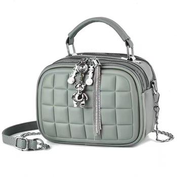 2024 nova ženska mini torbica u korejskom stilu s lančanim remenom, dijamantno kvilting uzorak, PU materijal, mala crossbody