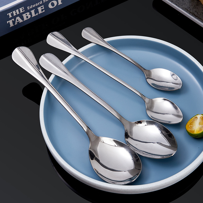 Set de tacâmuri din oțel inoxidabil, stil european, pentru bufet, include cuțite și furci pentru friptură, cuțite și furcuri pentru desert, linguri de orez și de supă