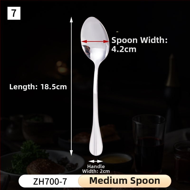 Set de tacâmuri din oțel inoxidabil, stil european, pentru bufet, include cuțite și furci pentru friptură, cuțite și furcuri pentru desert, linguri de orez și de supă