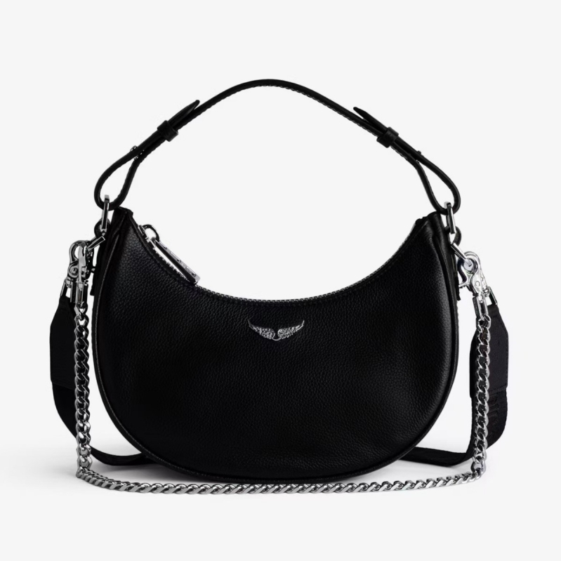 Ženska ZV crossbody torba, 2025 novi model, vintage torba s krilom i lancem ukrašena dijamantima, stil kovert