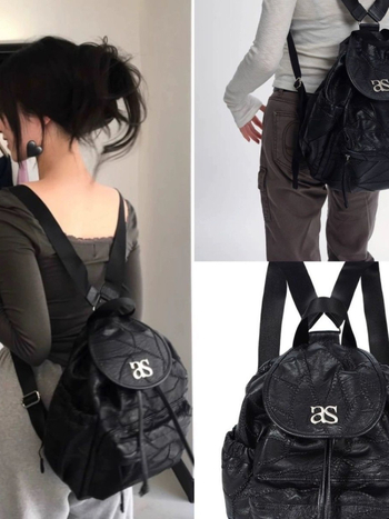 Ason Ženski kožni ruksak velikog kapaciteta, casual stil, svestran tote dizajn