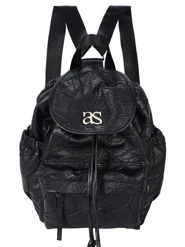 Ason Ženski kožni ruksak velikog kapaciteta, casual stil, svestran tote dizajn