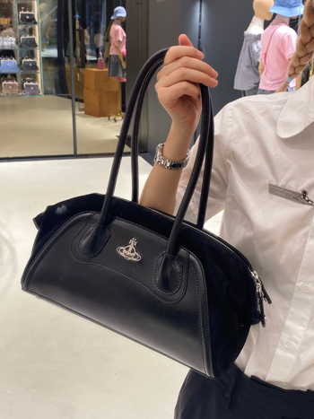 Torba Saturn Empress – retro velur, Boston/Bowling stil, svakodnevna za nošenje, svestrana preko ramena