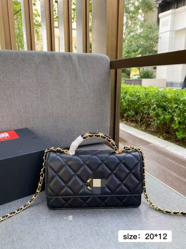 Kviltirana ženska torbica s lancem remenom, crossbody torba, korejskog stila, svakodnevna upotreba