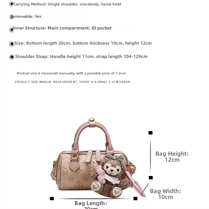 Ženska Boston torba, moderna i svestrana, 2025 novi model, nišn luksuzni crossbody s minimalističkim dizajnom i ručnim držanjem u obliku jastuka