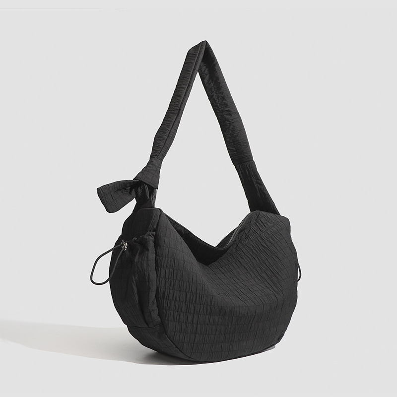 Ženska tote torba velikog kapaciteta, crossbody, najlon, gradski jednostavan stil, dizajn Cloud Puff