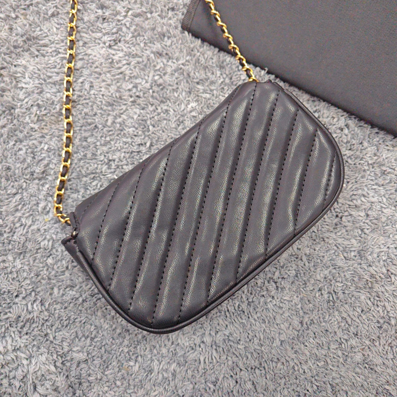 Ženska torbica s quiltanim dijamantnim uzorkom, mini crossbody torbica za ljeto 2025, moderna i svestrana