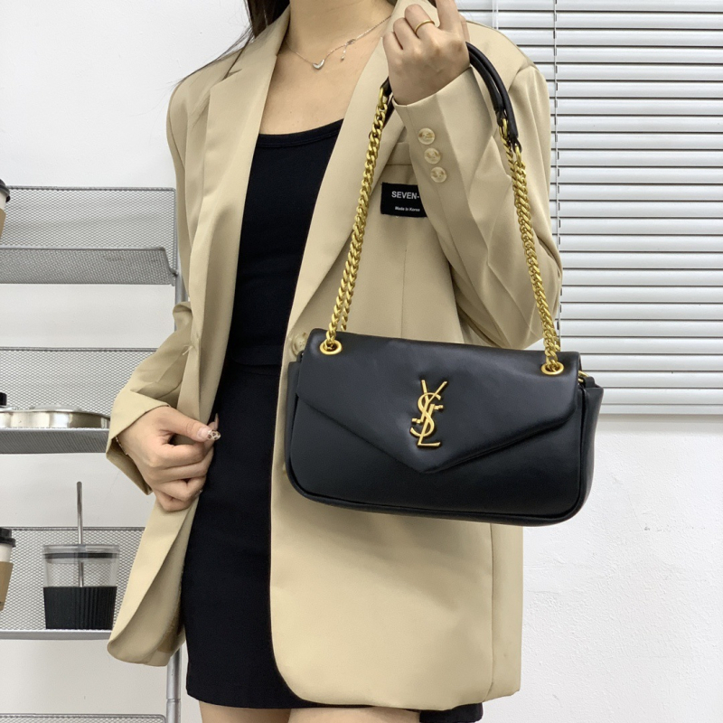 2026 nova podlaktna torba s Calypso lancem, preklop s oblakom, mala PU crossbody