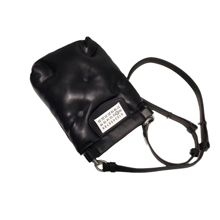 M6 Margiela mini ženska torbica od prave kože, crossbody s motivom oblaka, džep za mobitel, vertikalni kvadratni oblik, jesen 2023