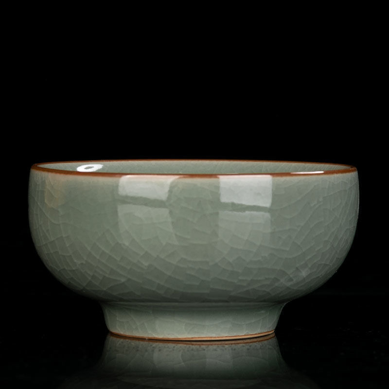 Ruyao ceașcă pentru ceai, ceramic Gongfu cu glazură crăpată, ceașcă personală de degustare a ceaiului