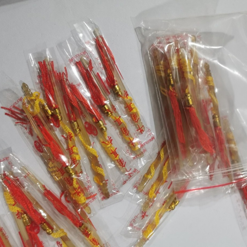 Lingură de urechi din corn natural pentru curățarea urechilor, pentru adulți și copii