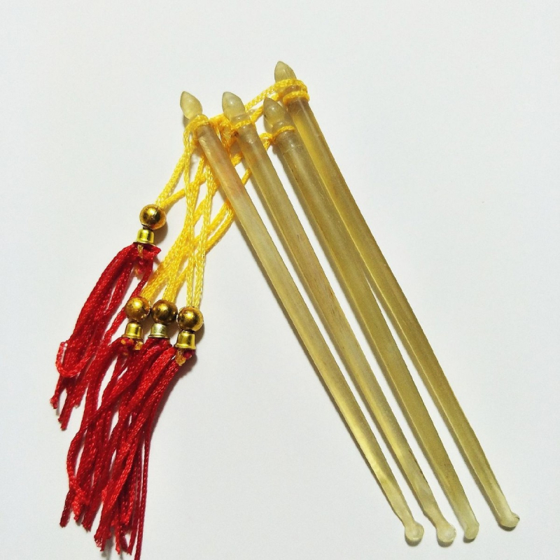 Lingură pentru urechi din corn de vită, 10 cm lungime