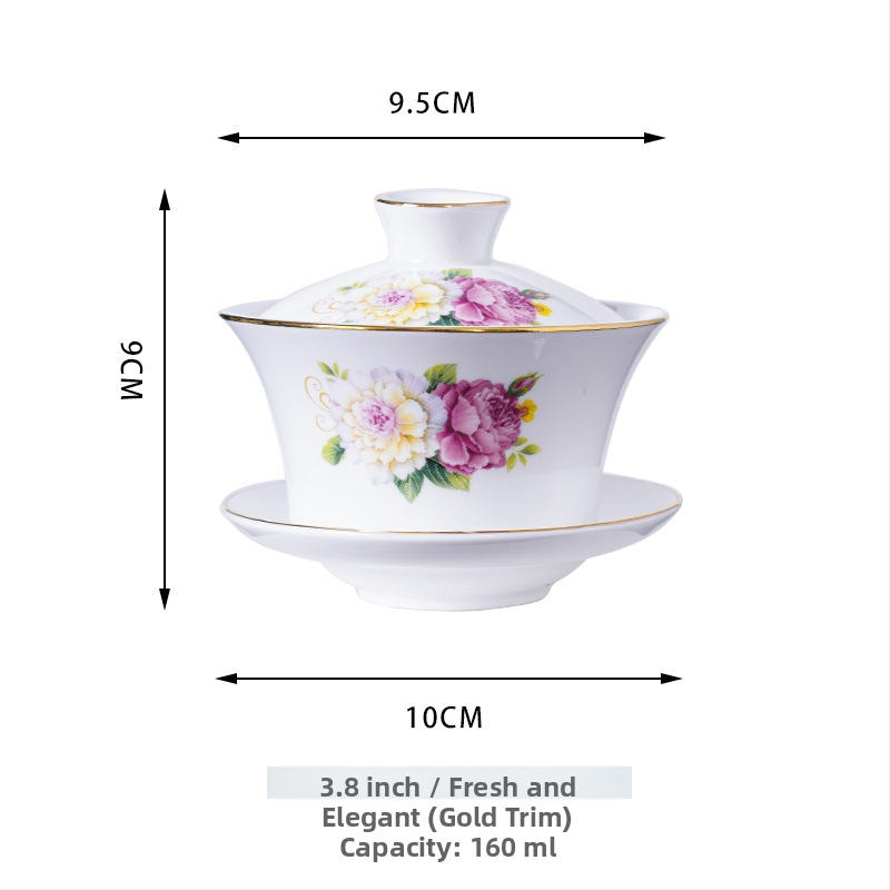 Gaiwan keramický na čaj so žltými dračíkmi Shuanglong, veľký modro-biely porcelán, trojdielny gaiwan s pokrývkou, možnosť loga