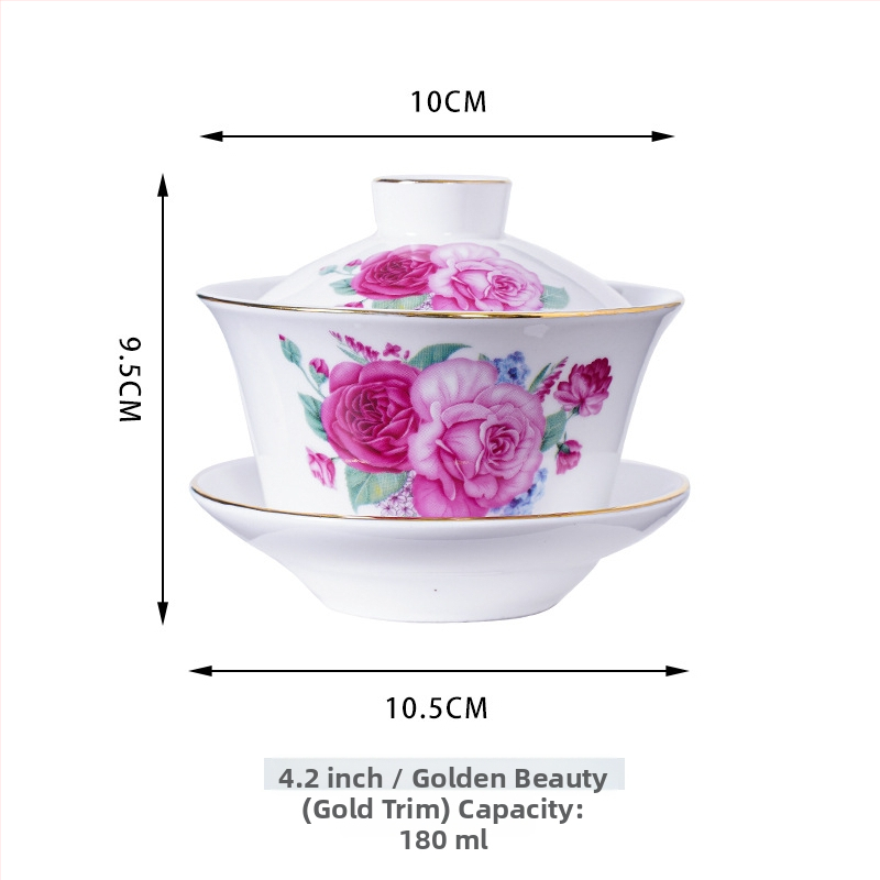 Gaiwan keramický na čaj so žltými dračíkmi Shuanglong, veľký modro-biely porcelán, trojdielny gaiwan s pokrývkou, možnosť loga