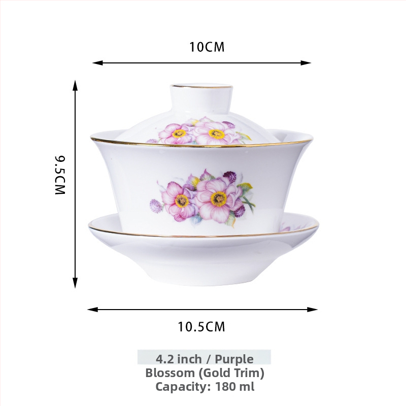 Gaiwan keramický na čaj so žltými dračíkmi Shuanglong, veľký modro-biely porcelán, trojdielny gaiwan s pokrývkou, možnosť loga