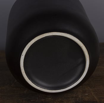 Recipient ceramic pentru vin, cu capac maro vintage și gură largă, potrivit pentru depozitare acasă și înmuierea vinului