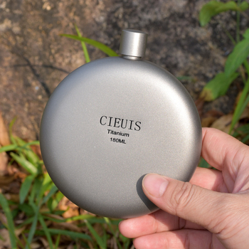 CIEUIS titan pur 180 ml, flacon rotund pentru exterior, portabil, EDC