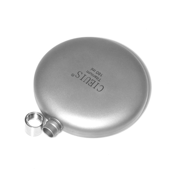 CIEUIS titan pur 180 ml, flacon rotund pentru exterior, portabil, EDC